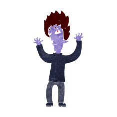 cartoon vampire giving up N6