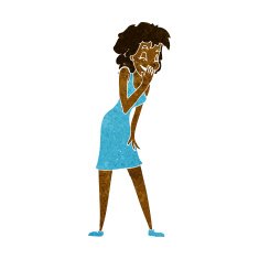 Cartoon Woman Laughing N8