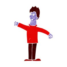 cartoon happy vampire N24