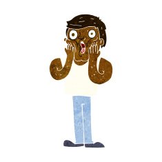 cartoon shocked gym man N7
