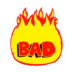 cartoon bad sign N5