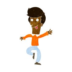Cartoon Man Dancing N9