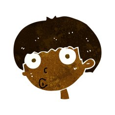 Cartoon Surprised Boy N16