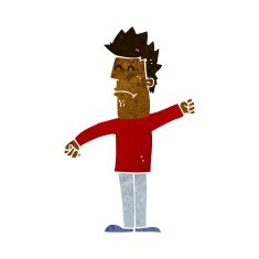 cartoon stressed man N44
