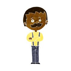 Cartoon Man With Mustache N64