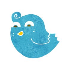 cartoon funny bird N8