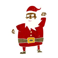 Cartoon Santa Claus N251