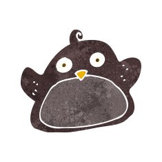 Cartoon Bird N233