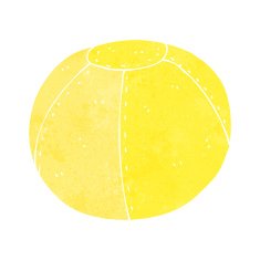 cartoon stitched football N2