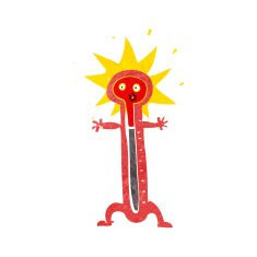 Cartoon Thermometer N14