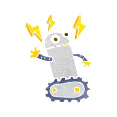 Cartoon Robot N192