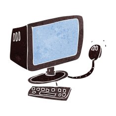 Cartoon Computer N36