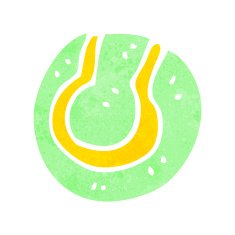 Cartoon Tennis Ball N21