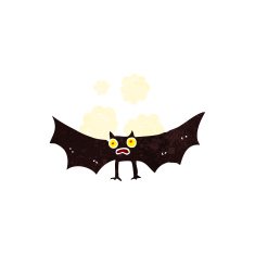 Cartoon Bat N25
