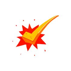 cartoon positive tick symbol N6