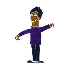cartoon vampire man N59