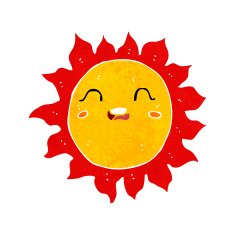 Cartoon Sun N70