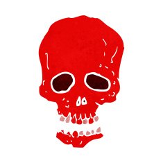 Cartoon Skull N56