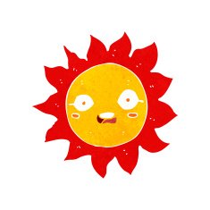 Cartoon Sun N71