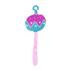 cartoon old rattle N5