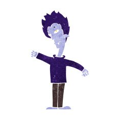 cartoon vampire man N61