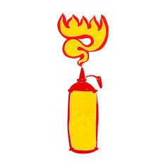 cartoon hot sauce N14