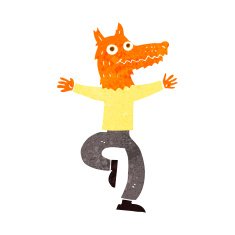 cartoon fox man N15