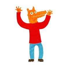 cartoon fox man N16