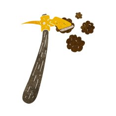 Cartoon Pick Axe N9