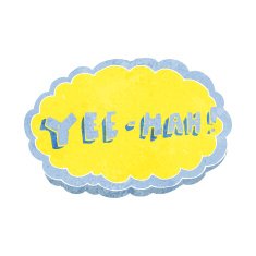 cartoon yeehah symbol N6