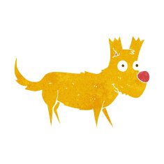 cartoon cute little dog N5