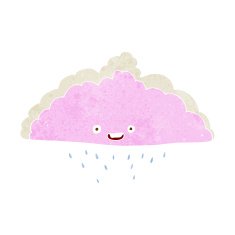 Cartoon Rain Cloud N33
