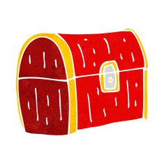 Cartoon Treasure Chest N16