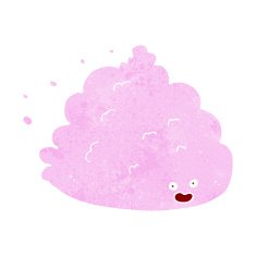 Cartoon cloud character N6 free image download