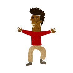 cartoon stressed out man N16