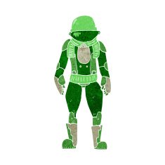 Cartoon Astronaut N87