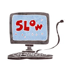 cartoon slow computer N4
