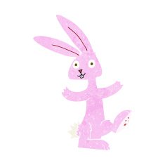 Cartoon Rabbit N101