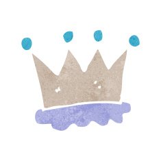 cartoon crown symbol N9