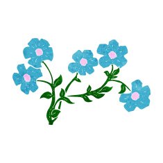 Cartoon Flowers N60