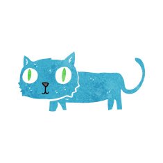 Cartoon Cat N203