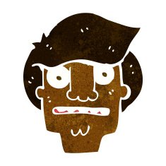 cartoon shocked face N11