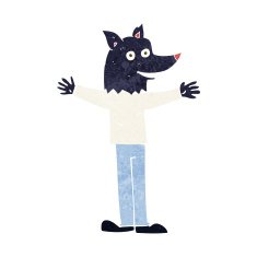 Cartoon Werewolf N24