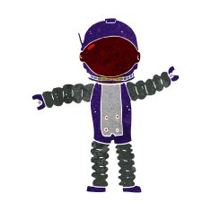 Cartoon Astronaut N88