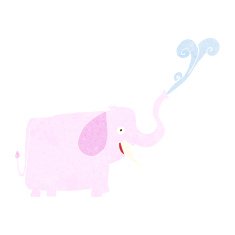 cartoon happy elephant N9