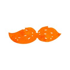 cartoon ginger mustache N3