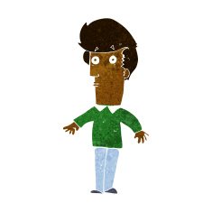 cartoon startled man N24