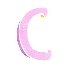 Cartoon Letter C N11