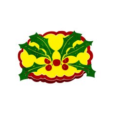 cartoon holly symbol N2