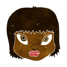cartoon annoyed face N6